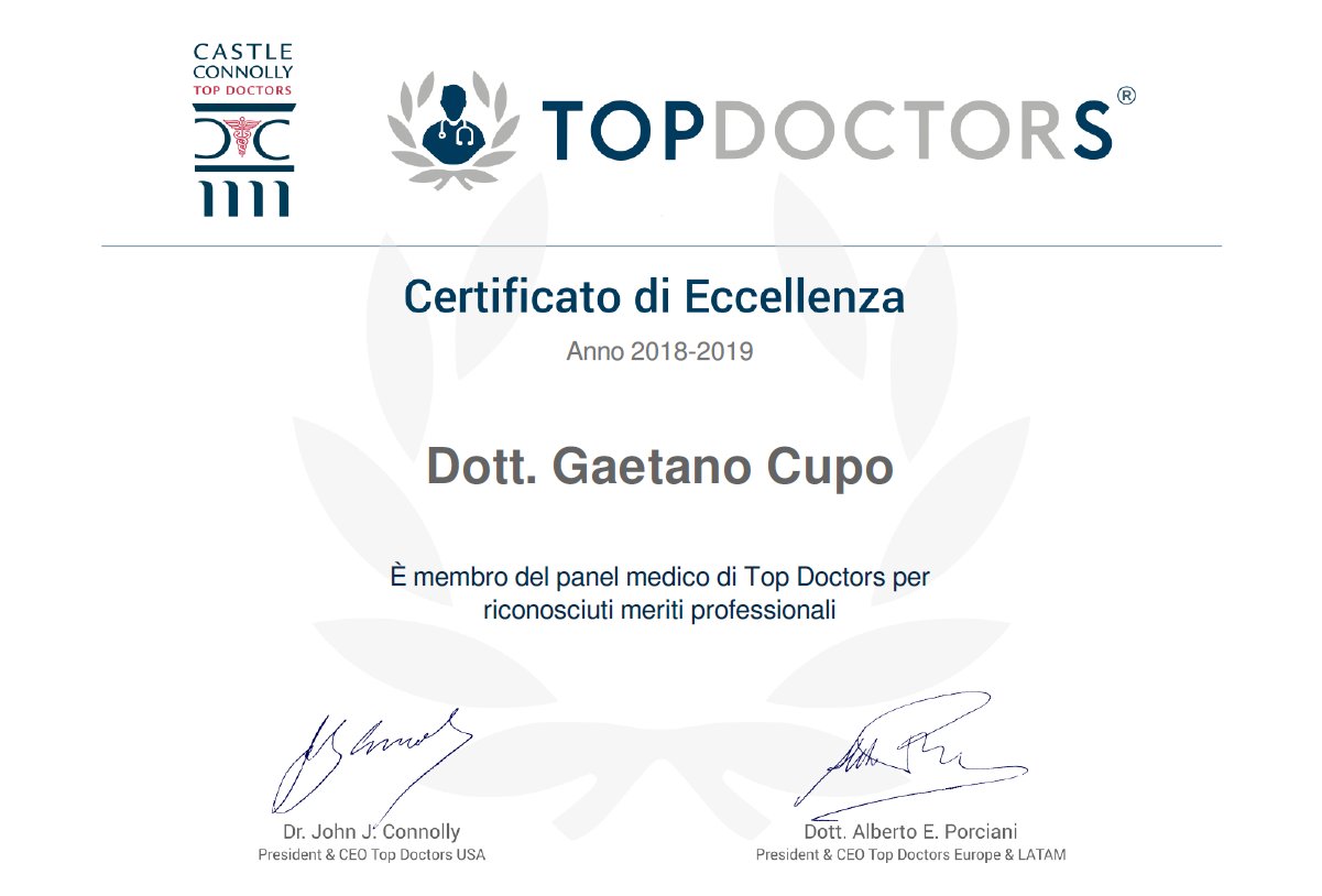 Dr. Gaetano Cupo Chirurgo Oculista Roma